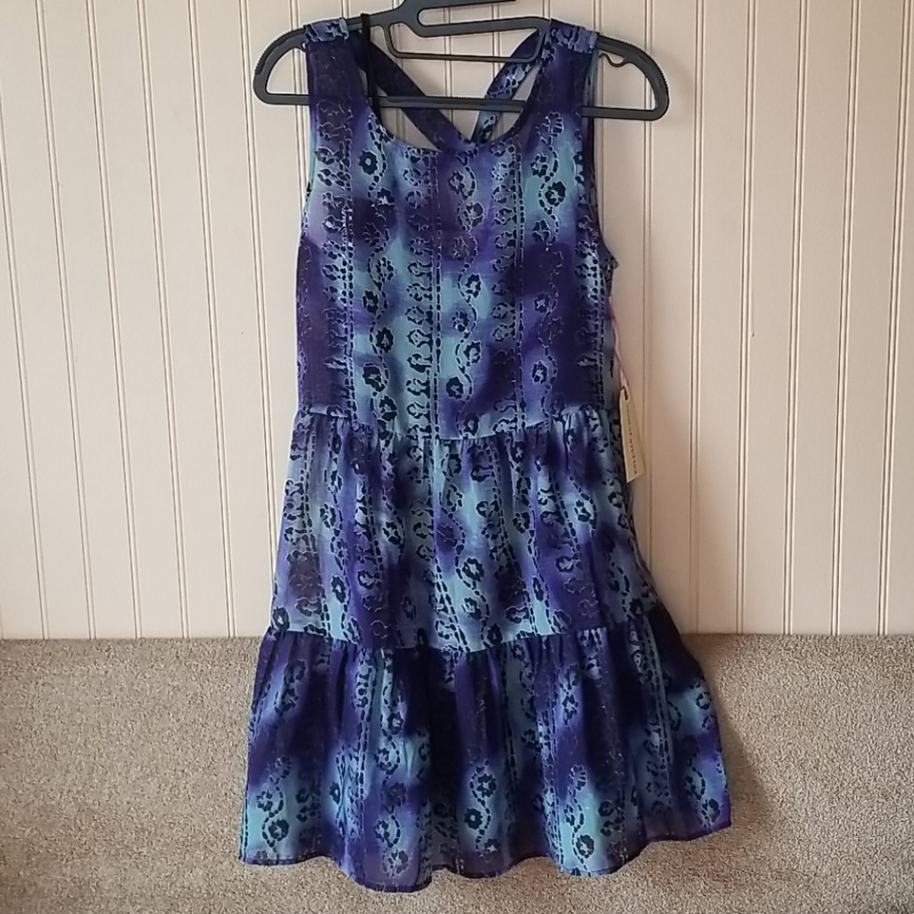 NWT Band of Gypsies dress lined small purp…